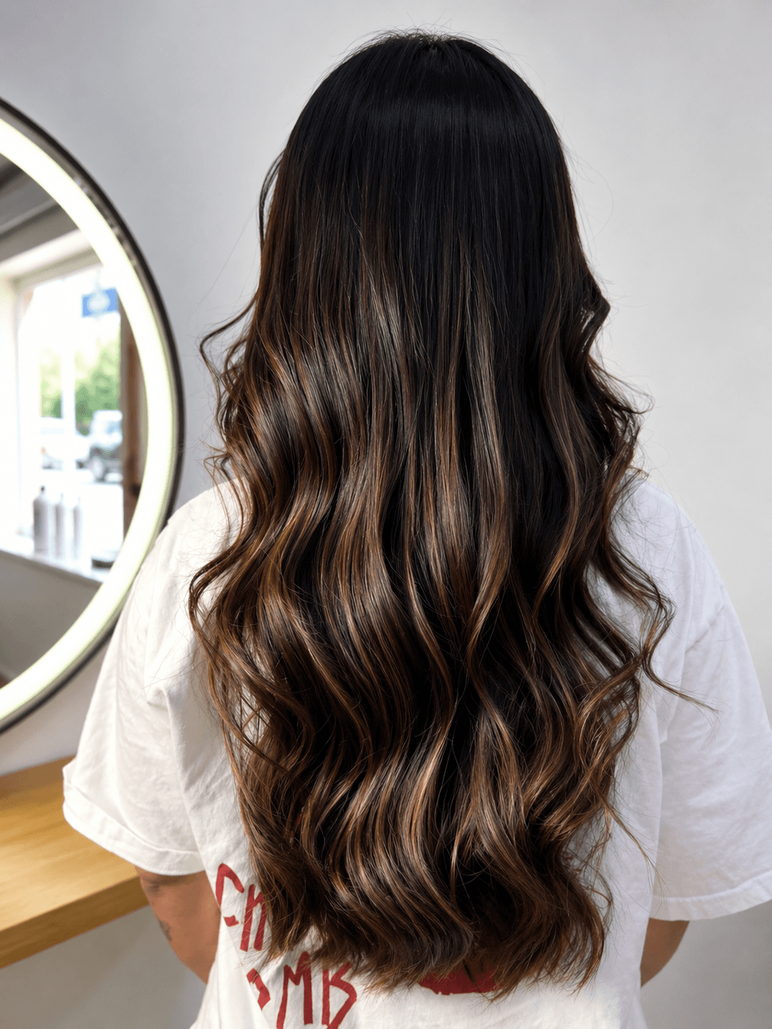 Balayage sin decoloración