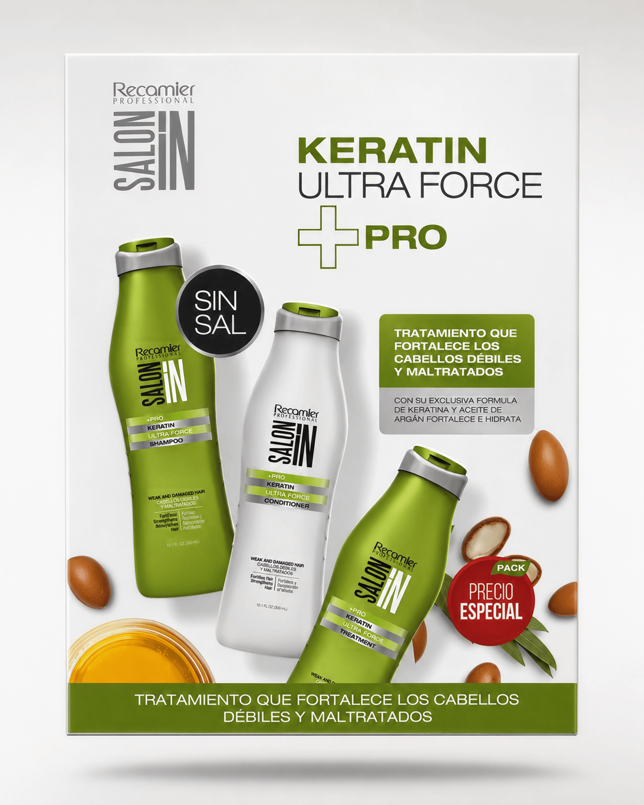 Recamier Pack Salon In Keratin Ultra Force +PRO